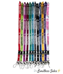 Victoria Secret Pink Detachable Lanyard - Multiple Colors Keychain! (Thin Style) - Picture 1 of 38