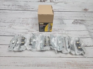8 Pack Box Of Hubbell Single-Pole White Toggle Light Switches CSB120WZ NEW! - Picture 1 of 6
