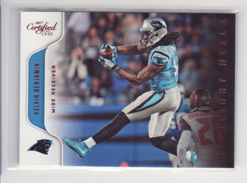 2017 Certified Cuts Highlight Reels #8 Kelvin Benjamin - Flat S/H - Image 1 of 1