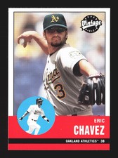 2001 Upper Deck Vintage #17 Eric Chavez    Oakland Athletics