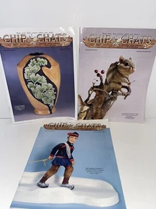Chip Chats Magazines Lot Of 3 National Wood Carvers Association - Picture 1 of 9