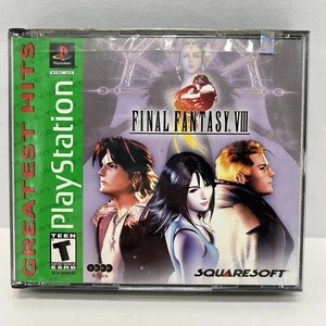 Final Fantasy VIII (Sony PlayStation 1, 1999) Greatest Hits Complete W/Manual - Picture 1 of 6