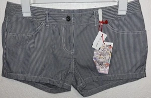 SHSJEANS.CO SASCH Nadelstreifen Shorts Damen Gr. XL kostenloser Versand - Bild 1 von 10