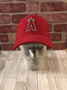Cappello aderente rosso Los Angeles Angels da uomo S/M New Era 39trenta - Foto 1 di 6