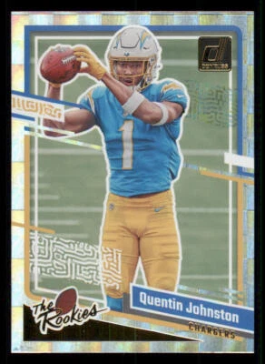 2023 Donruss The Rookies #8 Quentin Johnston - Image 1 of 2