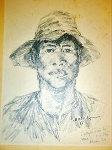 An Assassin of Americans - Vietnam Liberation - War Art - 1965 - NLF - Viet Cong - Picture 1 of 8