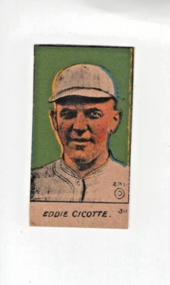 Tarjeta de tira de béisbol 1920-1921 W516-2 #30 Eddie Cicotte Chicago Black Sox Foto 1 de 3