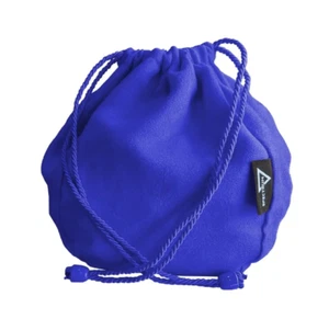 SPECTRUM Large Blue Dice Bag Faux Suede RPG D&D DnD Gaming Dice Pouch LTD - Picture 1 of 3