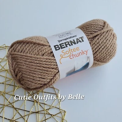 Bernat Softee Chunky Yarn,  3.5oz Bulky #6 Yarn, Choose Color - Image 1 of 4