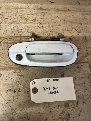 #67- 1995 Nissan 240sx S14 Zenki OEM manija de puerta de pasajero blanco lijado Foto 1 de 4