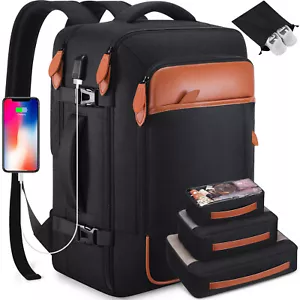 Handgepäck Rucksack mit 4 Packwürfeln, 40L Reiserucksack für Männer und Frauen - Bild 1 von 14