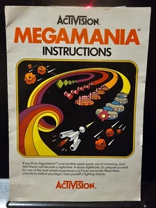 Megamania Atari 2600 Manual Instruction Booklet Only - Picture 1 of 4