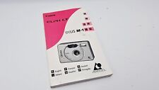 Canon ELPH LT IXUS M-1  APS Film Camera Instruction Manual User Guide in English