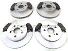 FRONT & REAR BRAKE DISCS & PADS FOR LEXUS CT200H 1.8 HYBRID 10-16 CHECK CHOICE