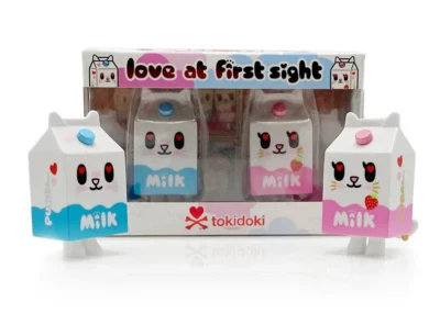 Paquete de 2 gatos con leche Tokidoki Love at First Sight Foto 1 de 2