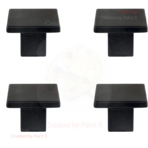 Berenson 2175-1055-P Elevate 1-1/2" Rectangular Cabinet Knob, Matte Black (4PK) - Picture 1 of 1
