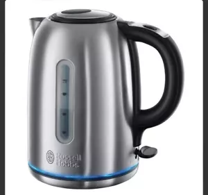 Russell Hobbs Bollitore Silenzioso - Acciaio Inox Spazzolato Nuovo - Foto 1 di 2