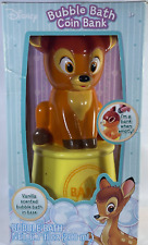 Banque de pièces de bain à bulles de collection Disney Bambi parfumée à la vanille - neuf ancien stock
