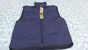 BNWT Timberland Black Blue Gilet Duck Down Feather Sz XL WeatherGear Puffer Vest - Picture 1 of 16