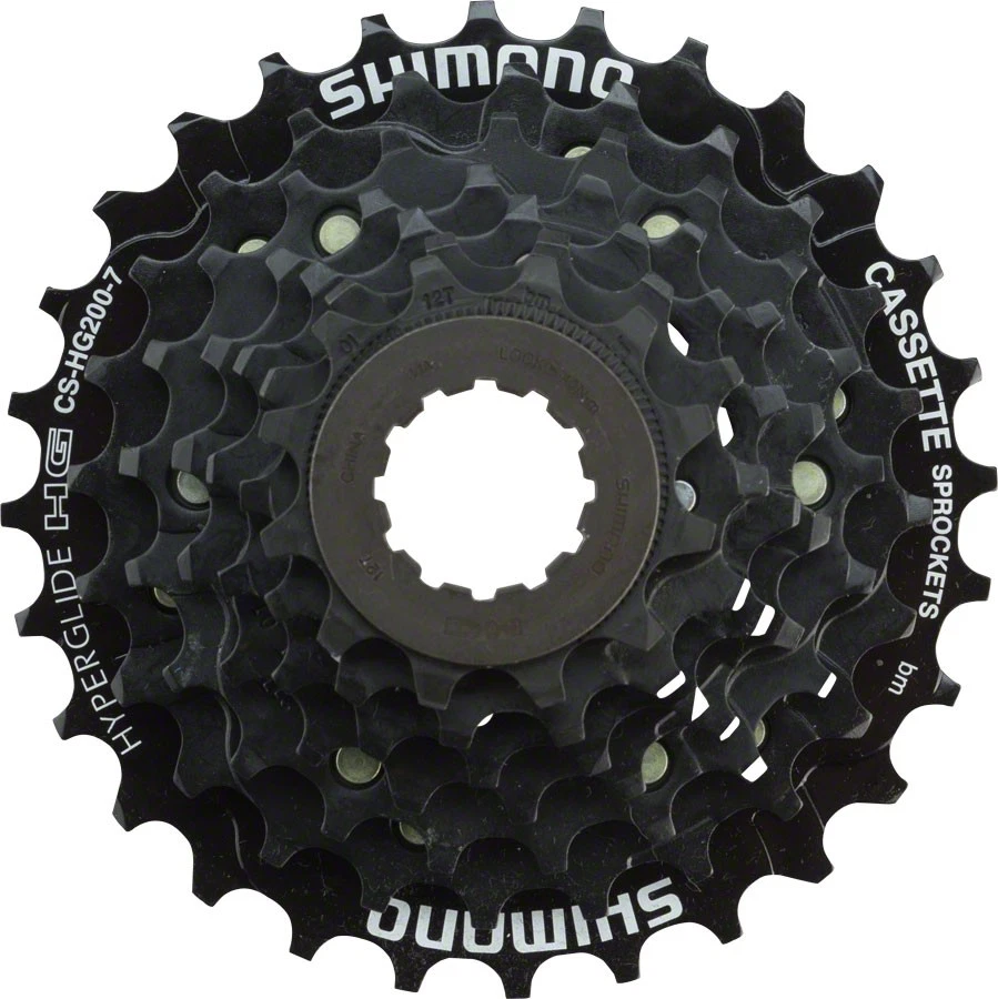 Shimano Tourney CS-HG200 7-Speed Cassette 12-28t, Hyperglide, Zinc Coated Steel - Image 1 of 1