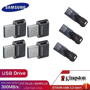 Samsung Fitplus USB3.1 UDisk Kingston DTXON USB3.0 Gen1 Flash Drive Memory Stick - Picture 1 of 14