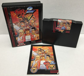 Fatal Fury 2 NEO GEO AES Fighting REPRINTED ART Neogeo US VERSION Tested WORKING