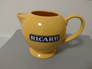 GROSSER SEHR SELTENER GELBER  RICARD Pastis Anis-WASSER KRUG KANNE 1,3 Liter!! - Picture 1 of 9