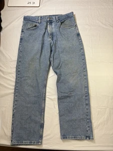 Mens Wrangler light blue denim jeans, bootcut, size 34 x 29 - Picture 1 of 5