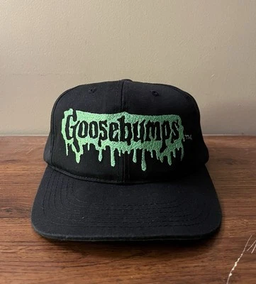 复古 1995 Goosebumps Annco 拼写标志宣传青少年平沿帽 — 第 1/4 张图片