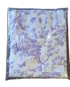Camicia da notte Crabtree Evelyn nuova taglia media floreale 100% cotone - Foto 1 di 3
