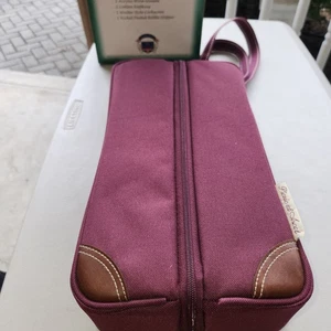 PICKNICK BEI ASCOT Wein Sonnenuntergang Tragetasche für 2 weinfarbene Isoliertasche Träger - Bild 1 von 7