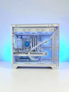 Liquid Cooled AMD RX 9060 XT 16GB Ryzen 5 8400F 16GB DDR5 1 TB M.2 Gaming PC - Picture 1 of 6