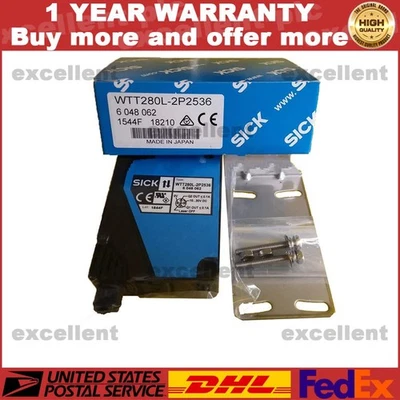 New SICK WTT280L-2P2536 6048062 WTT280L2P2536 Photoelectric Sensor Switch - Image 1 of 4