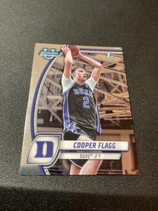 COOPER FLAGG 20224-25 BOWMAN CHROME U 1ST ROOKIE CARD-MAVS/DUKE-#16- #1 PICK - Picture 1 of 3