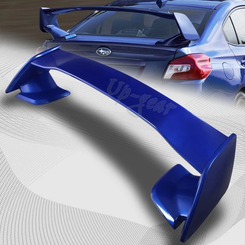 Alerón trasero estilo ABS OE pintado azul para Subaru WRX STI 2015-2021 Foto 1 de 3