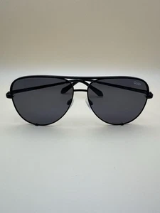 Quay Womens High Key 126 Black Frame Aviator Sunglasses - Picture 1 of 15