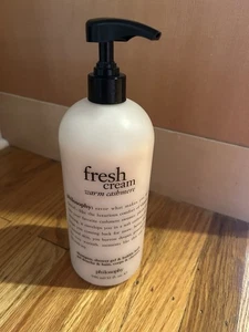 NUOVA FILOSOFIA PANNA FRESCA CALDO CASHMERE CON POMPA 32 OZ 3 IN 1 - Foto 1 di 3