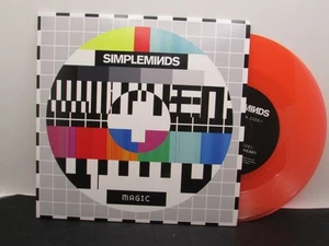 SIMPLE MINDS Magic /Direction Of The Heart 2018 7" Single ORANGE VINYL EU Import - Picture 1 of 2