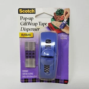 3M Scotch Pop-Up Geschenkpapier Klebebandspender mit 75 Streifen nachfüllbar einhändig Neu aus altem Lagerbestand - Bild 1 von 8