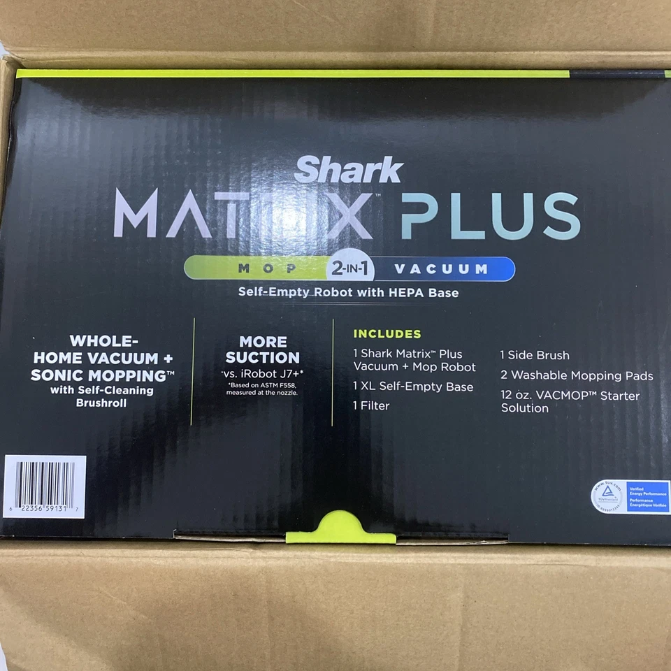 Shark AI Ultra 2in1 Robot Vacuum & Mop - Black (RV2610WA)