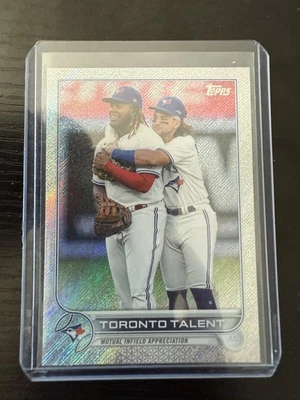 Toronto Talent - Foilboard /875 - 2022 Topps Series 2 - Guerrero Jr., Bichette  - Image 1 of 3