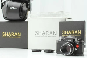 Sharan Nikon F Black Mini Classic Minox 35mm Camera [Almost MINT] w/Case JAPAN - Picture 1 of 13
