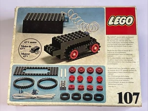 LEGO 107 1976 VINTAGE ~ CAJA DAÑADA NUEVA ~ LEER DESCRIPCIÓN - Imagen 1 de 12