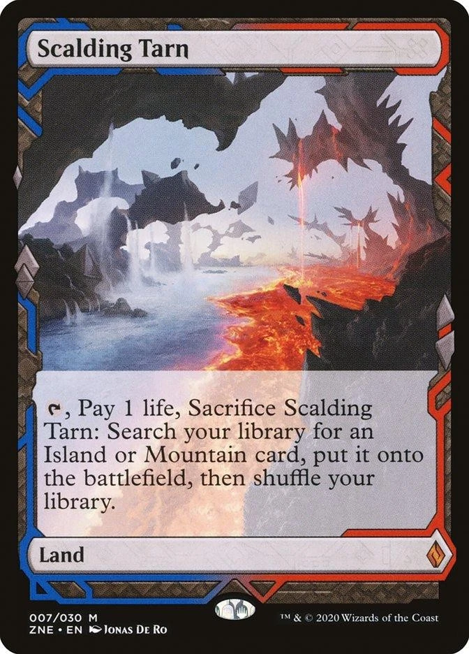 Magic MTG Zendikar Rising Expeditions Scalding Tarn NEAR MINT NM - Image 1 of 1