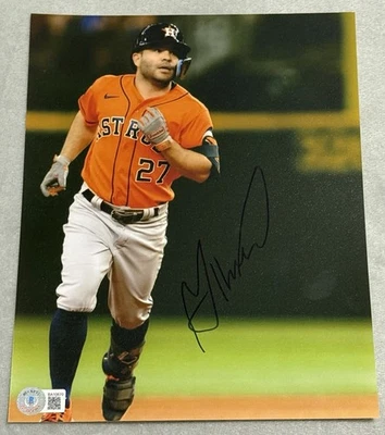 Jose Altuve Houston Astros Legend Signed Autographed 8x10 Photo Beckett BAS COA - Image 1 of 4