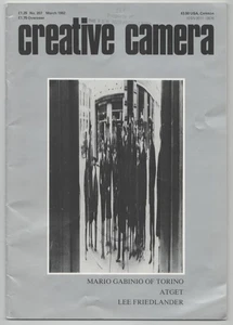 Creative Camera March 1982 Eugene Atget Lee Friedlander #209507 - Imagen 1 de 1