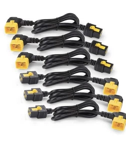 APC Power Cord Kit (6 ea) Locking C19 to C20 (90 Degree) 1.2m - Picture 1 of 5