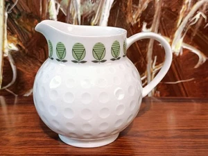 ARZBERG Germany - Form 2375 Golfball grüne Blüte - schönes Milchkännchen - Bild 1 von 4