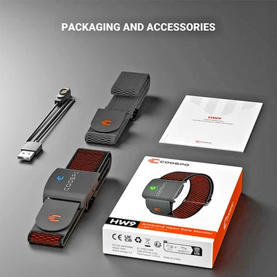 COOSPO HW9 || Bracciale cardiofrequenzimetro con zone HR/calorie Sensore HRM - Imagen 1 de 4