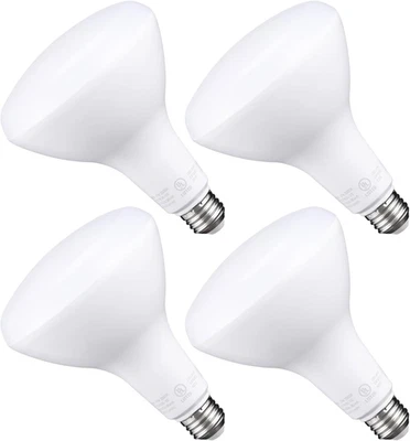 BR40 LED Light Bulbs, Indoor Flood Light Bulbs, Dimmable, 3000K Warm White, 100W - Image 1 of 4